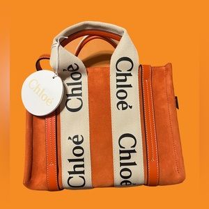 NWT Chloe Woody Small Tote